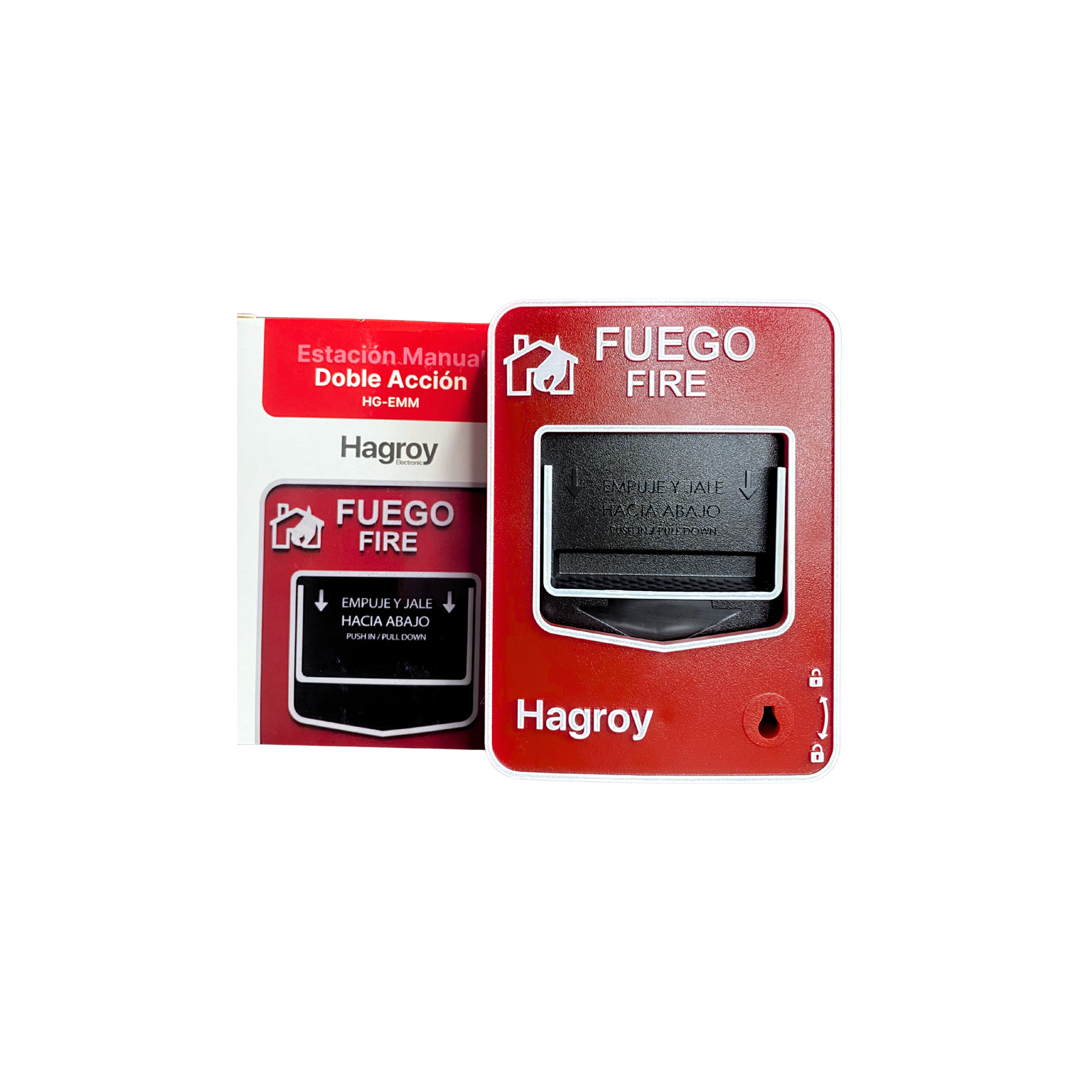 ESTACION MANUAL PARA INCENDIOS O PANICO CON BASE (HGEM)       